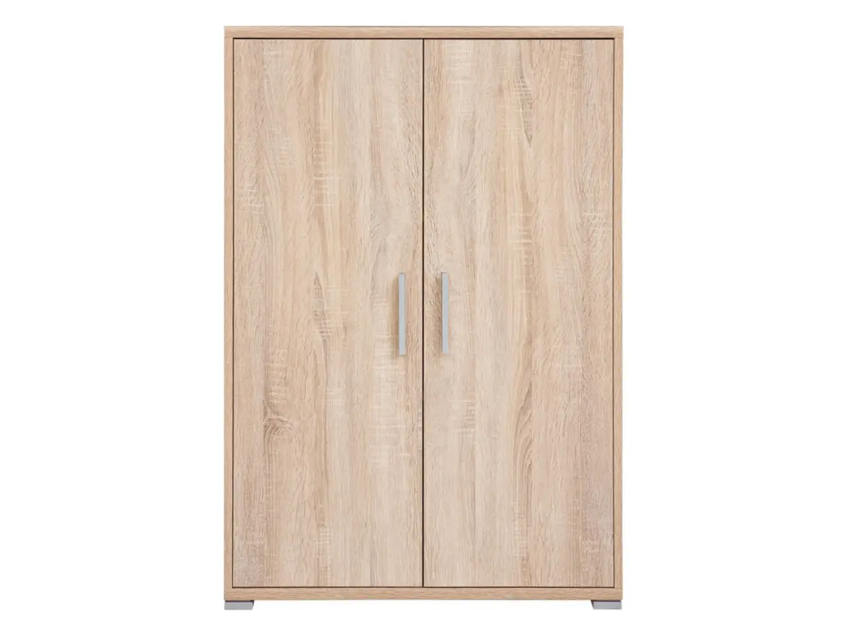 Armario Brw Office 79 cm de dos puertas roble sonoma