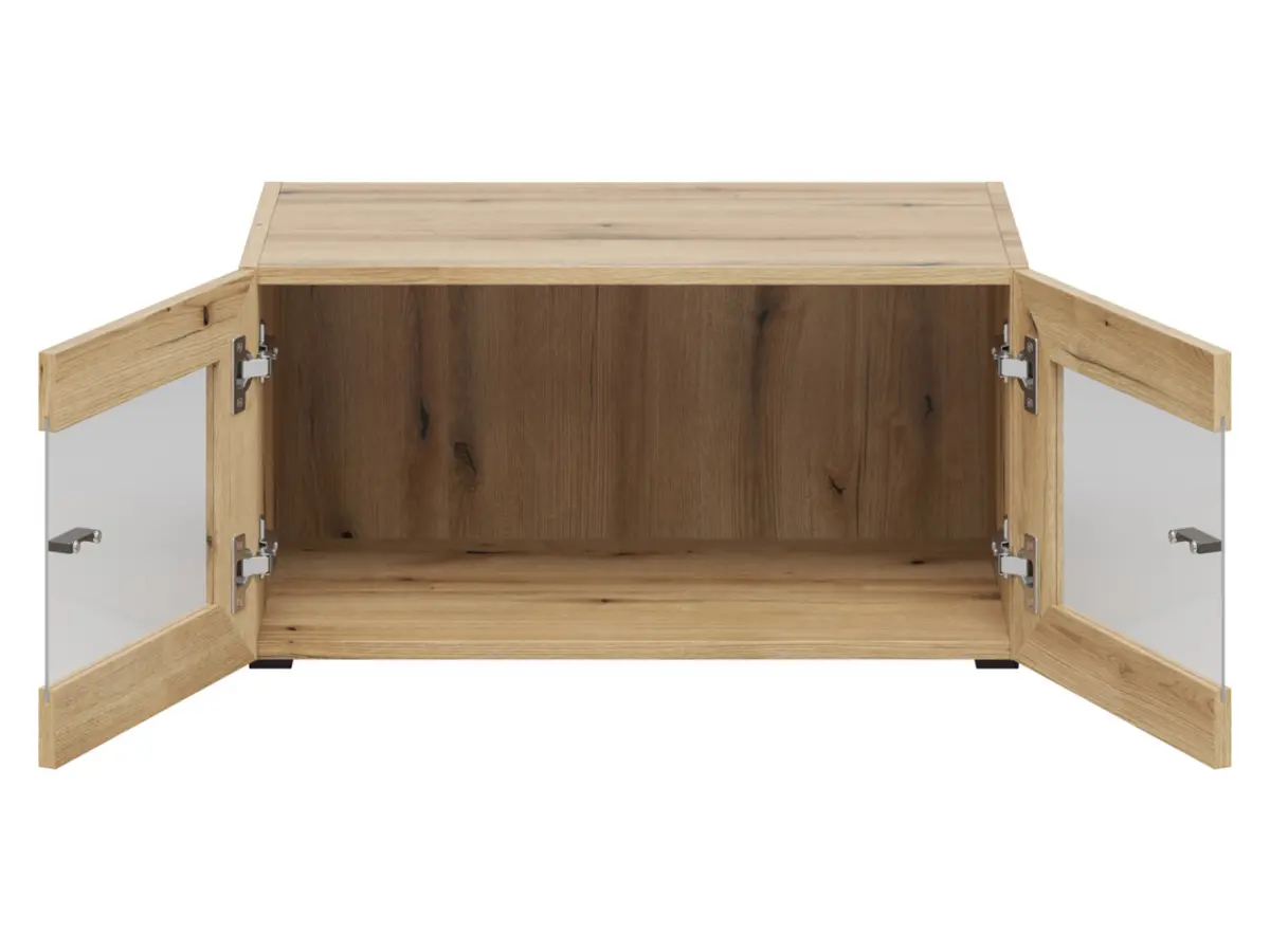 Vitrina System 64 con 2 puertas roble coast evoke