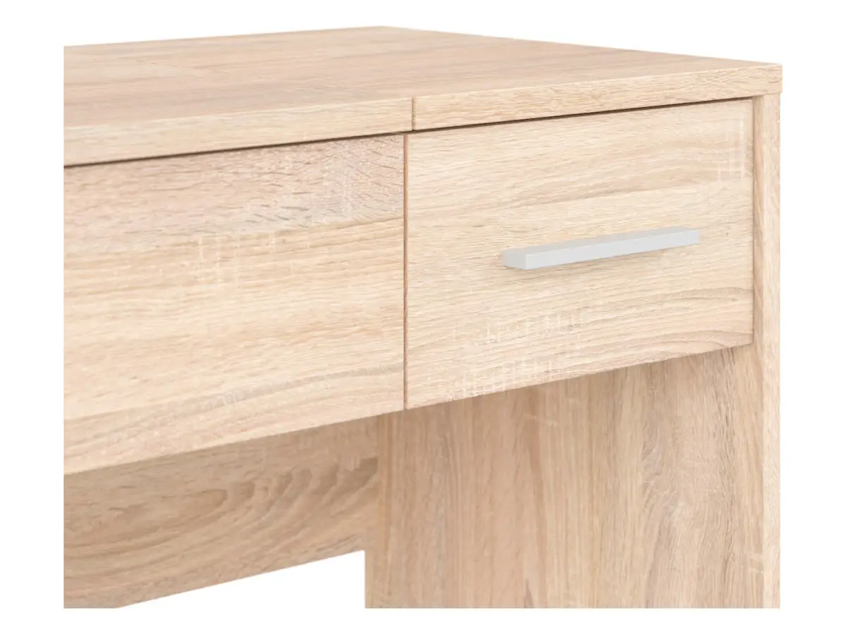 Tocador Nepo Plus 80 cm con cajón, compartimento y espejo roble sonoma