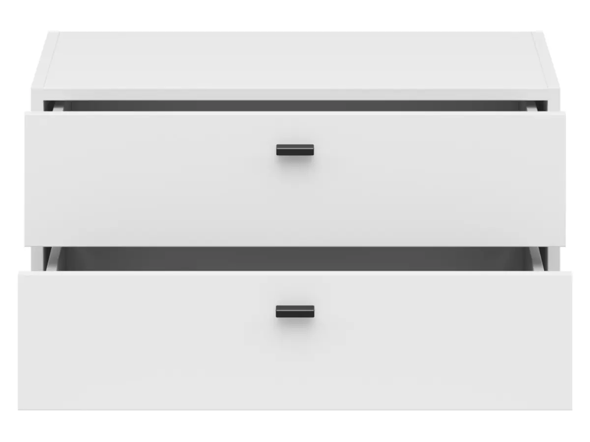 Cómoda System 64 con 2 cajones blanca