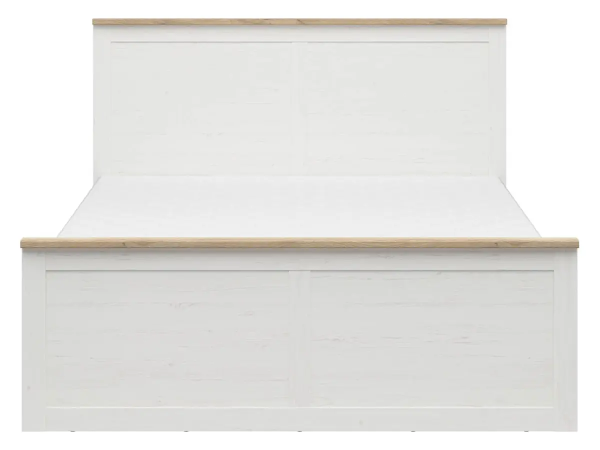 Cama Loksa A 160x200 pino andersen blanco