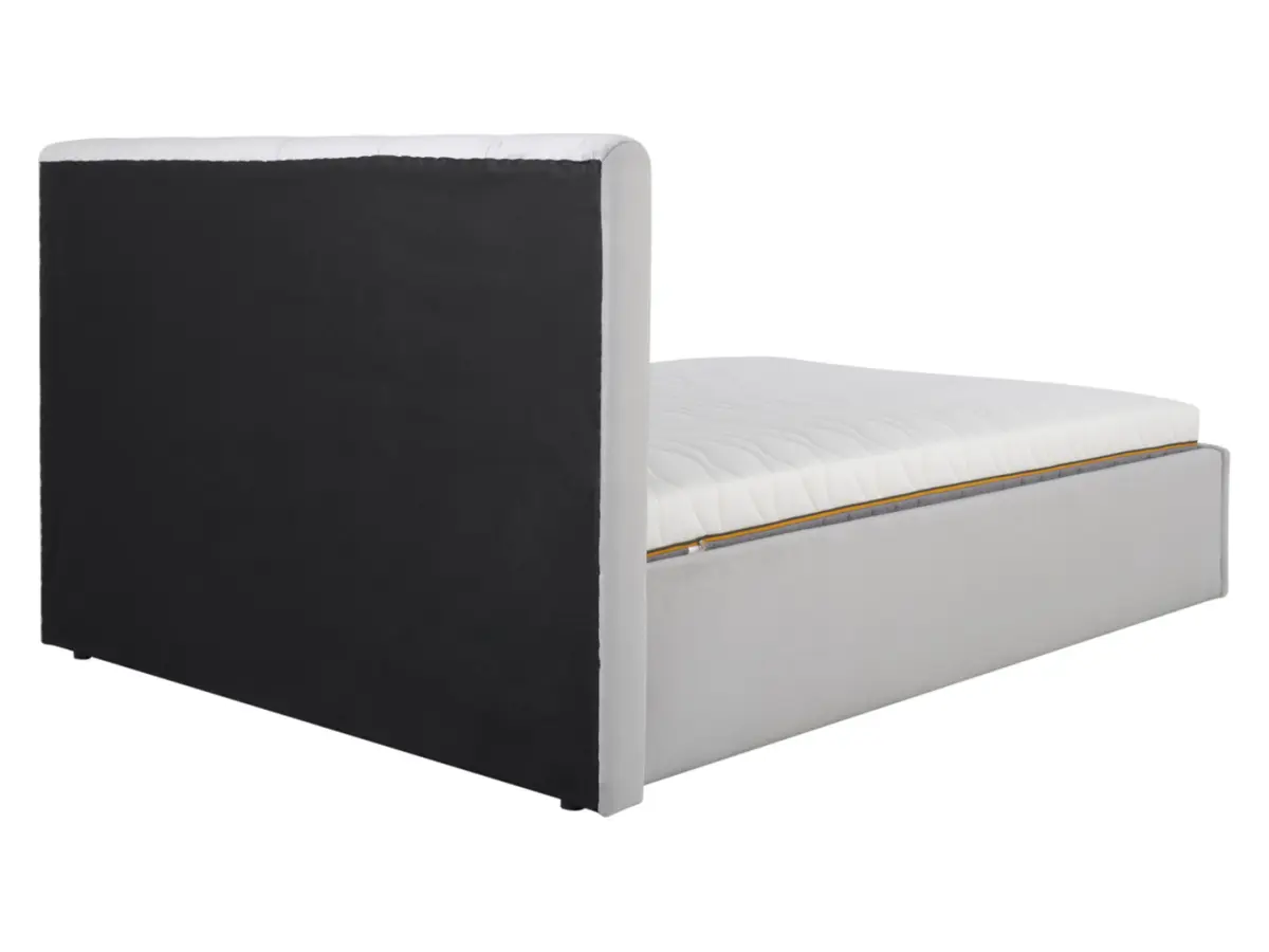 Cama tapizada Lones 160x200 gris