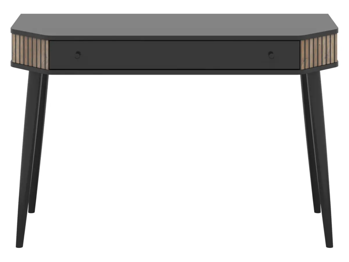 Tocador Capri 120 cm con cajón negro/roble flagstaff oscuro