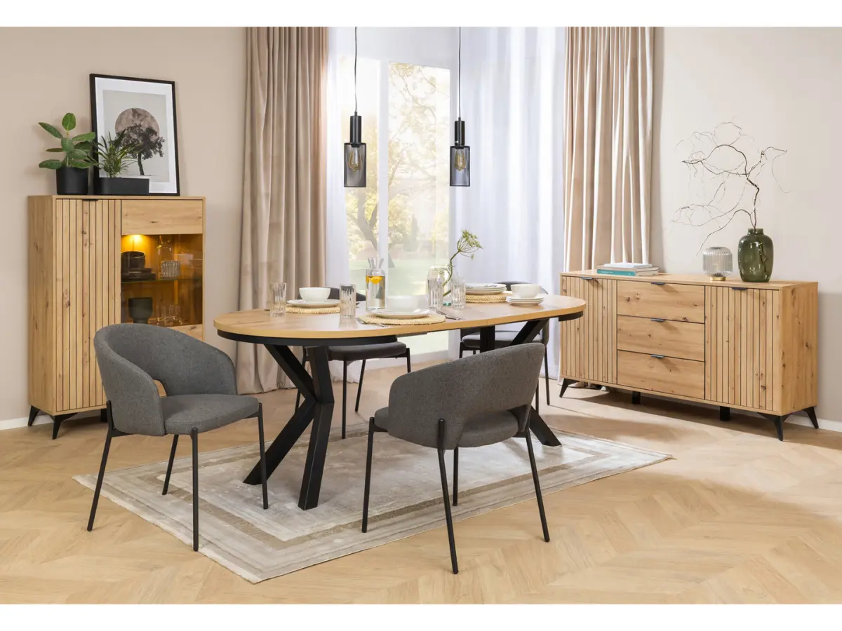 Mesa extensible Eland 100/150/200x100 roble wotan