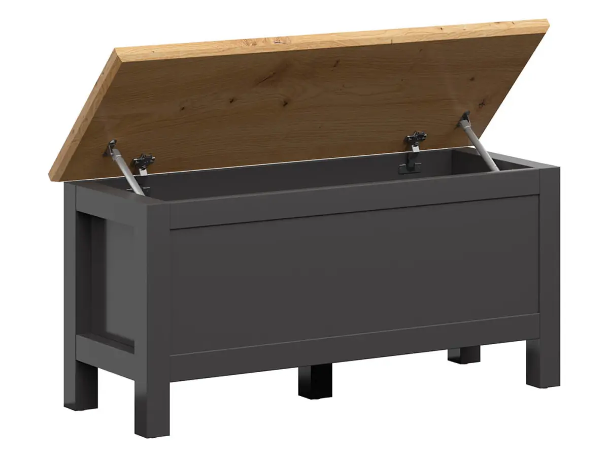 Baúl Hesen 47x100 cm grafito