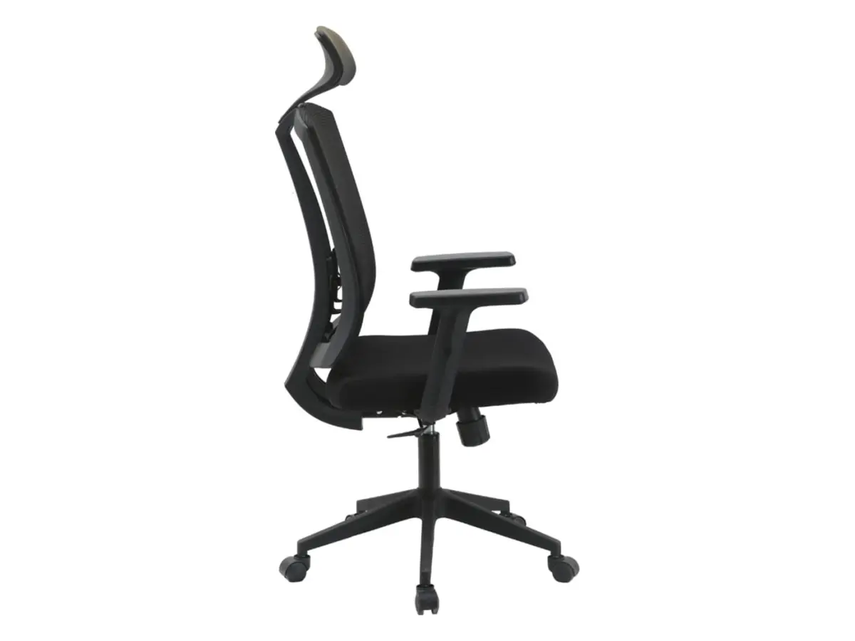 Silla giratoria Nao negra