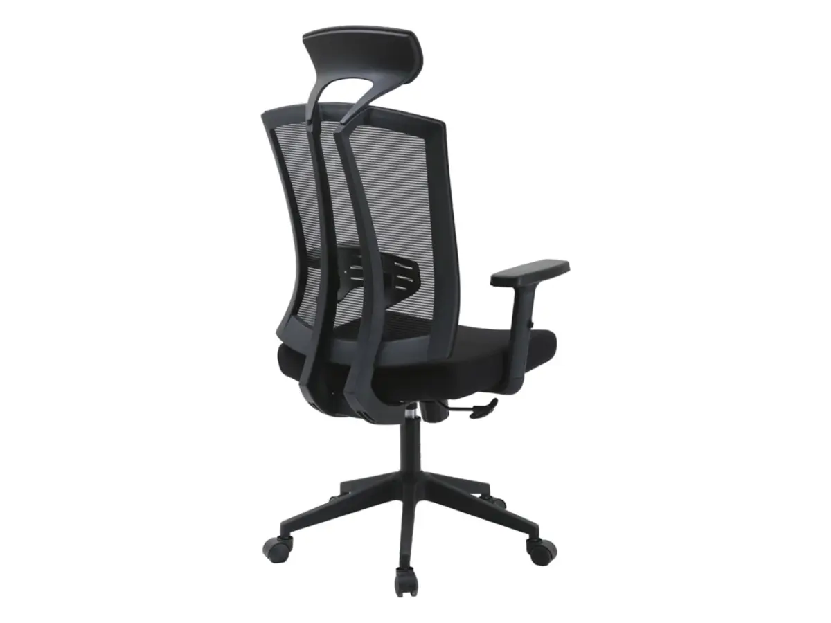 Silla giratoria Nao negra