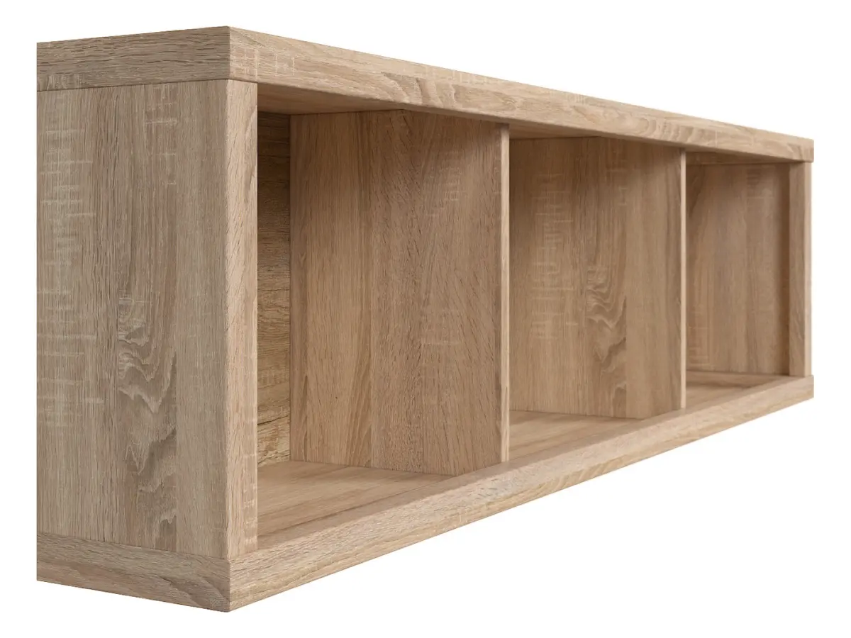 Armario colgante Kaspian 143 cm abierto roble sonoma