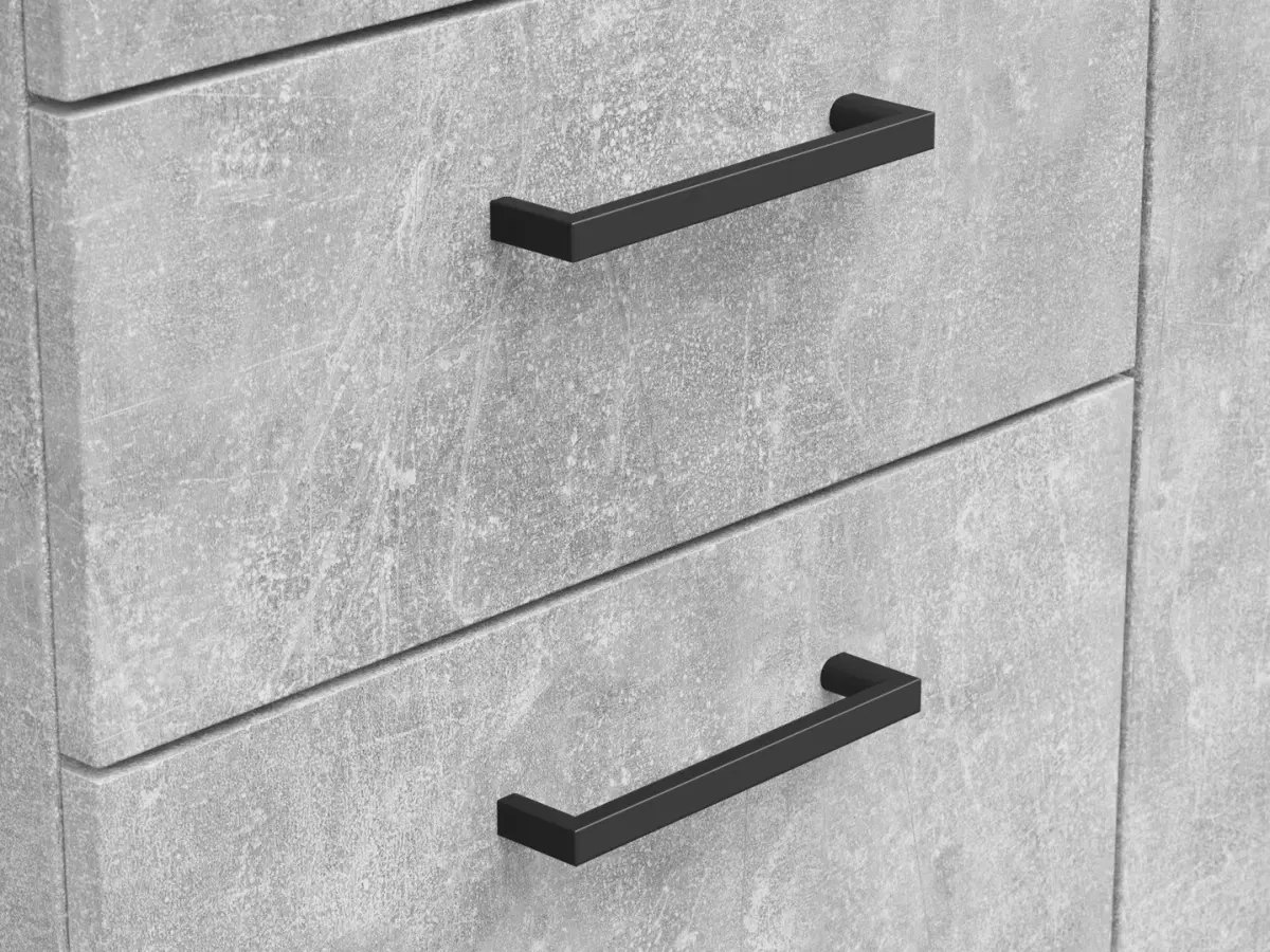 Chest of drawers MultiDo 120 cm with 3 doors and 2 drawers light atelier