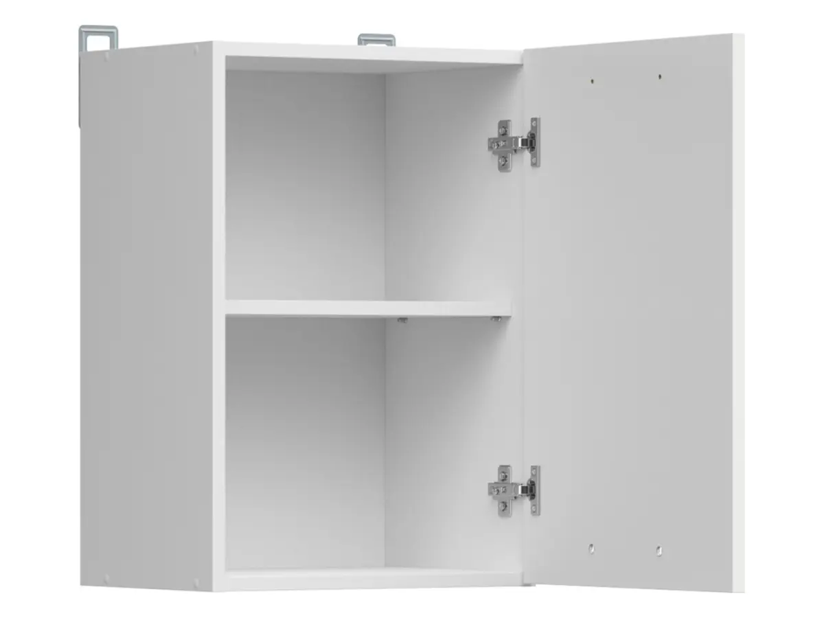 Armario de cocina superior Junona Line 40 cm izquierda/derecha brillo tiza