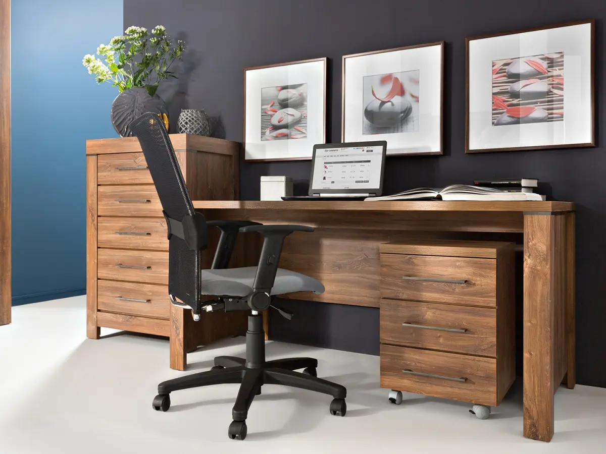 Escritorio Gent 160 cm roble stirling