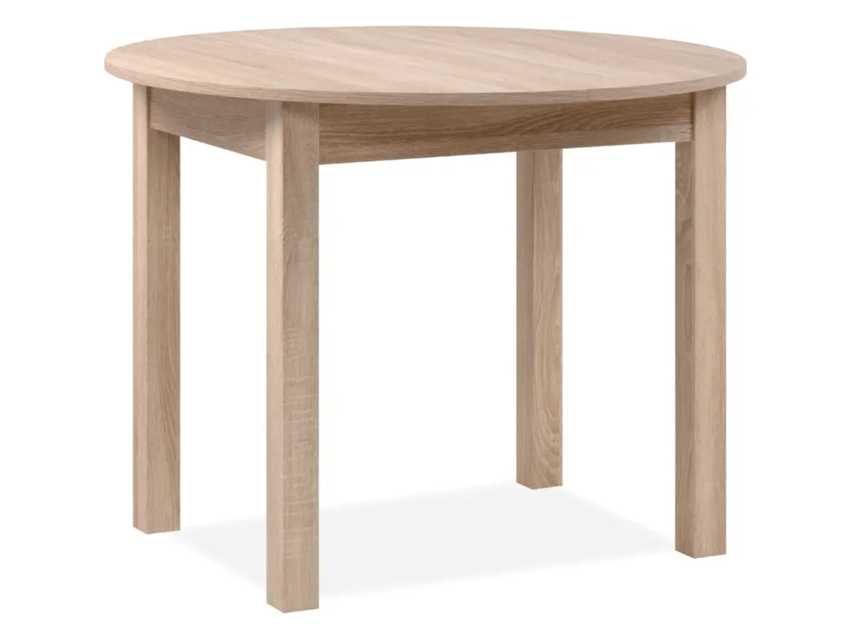 Mesa redonda extensible Coburg 100-140/x76 roble sonoma