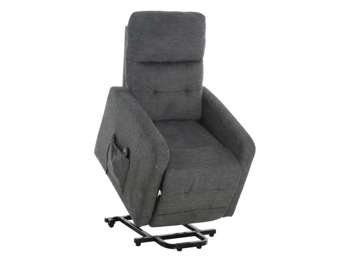 Sillón tradicional Grand con función relax gris