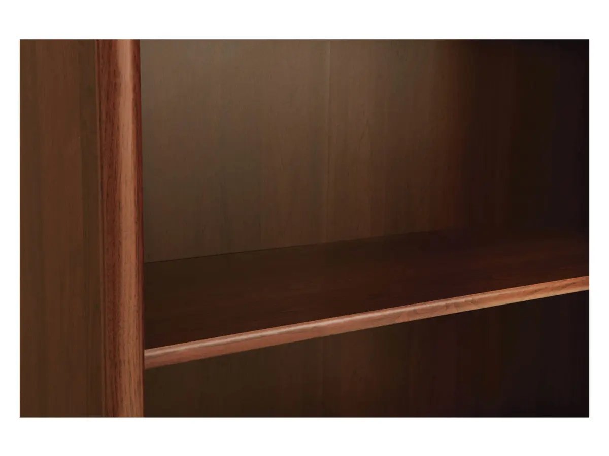 Estantería Kent 110 cm con 4 estantes castaño