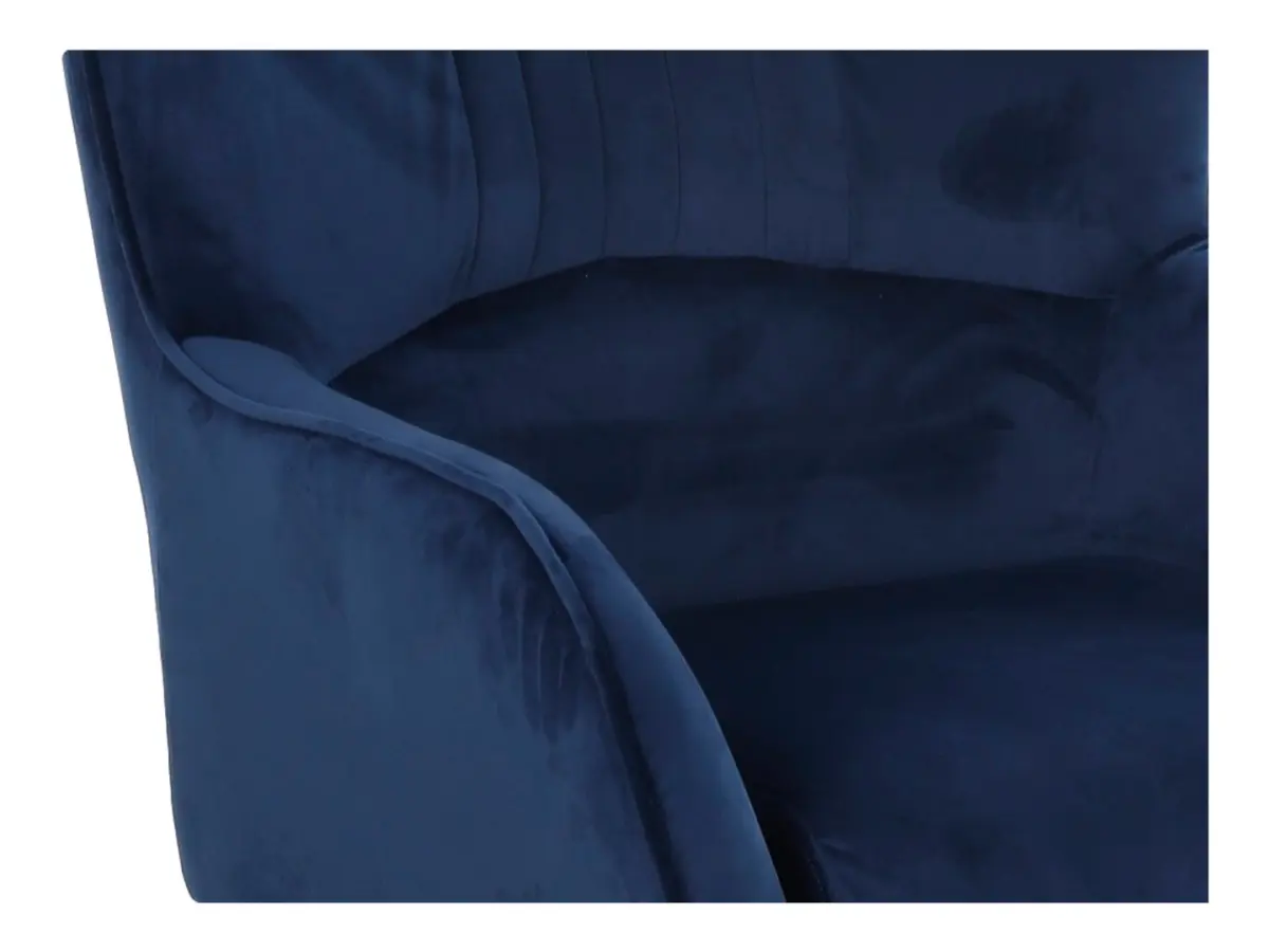 Sillón orejero Samon azul marino