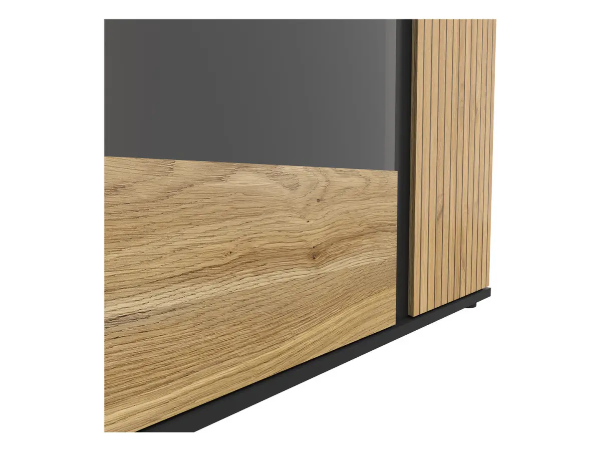 Витрина Luen 95 см дуб тегола/дуб маувелла