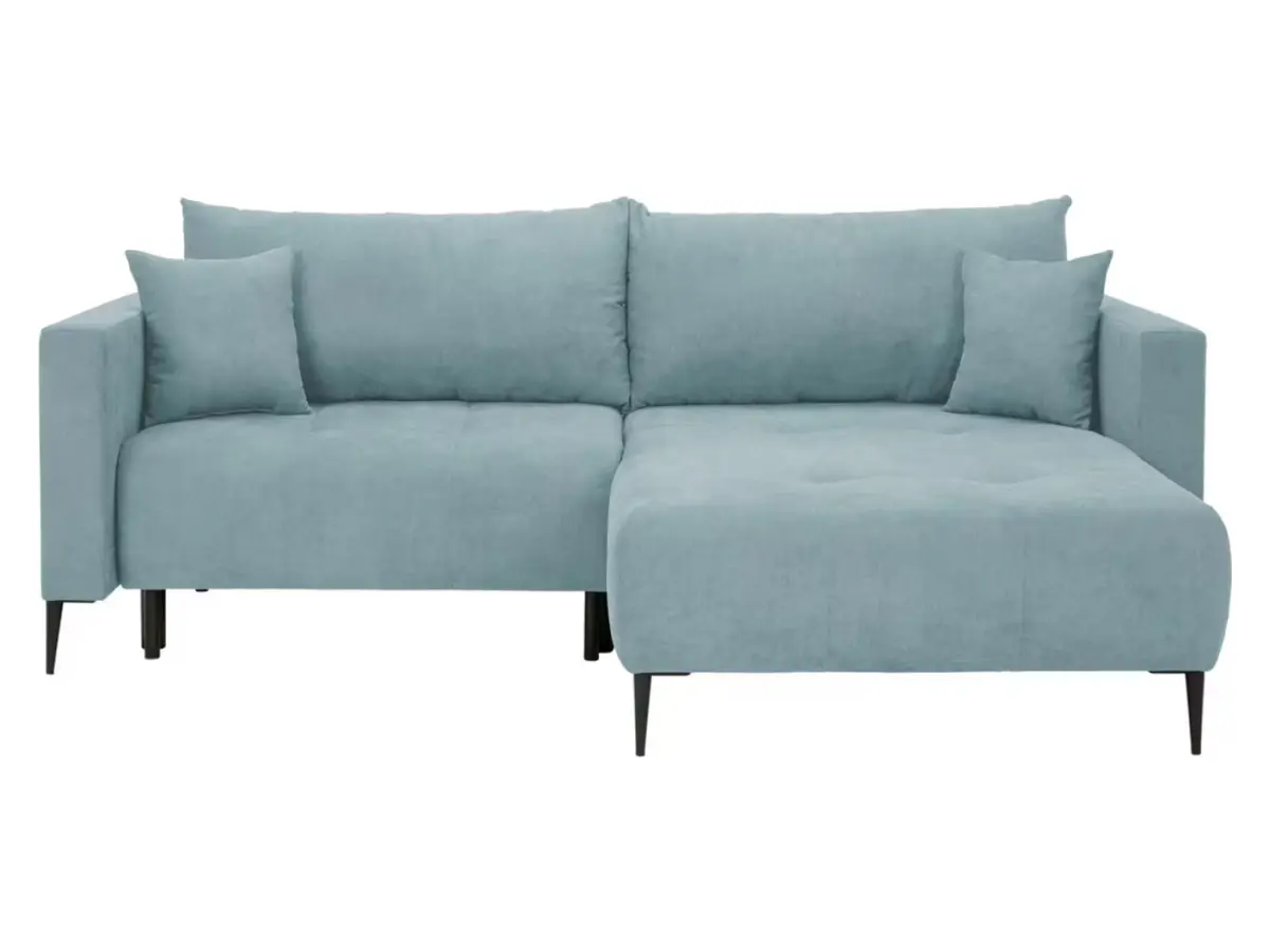 Універсальний кутовий диван Ponty розкладний з нішею м'ятний