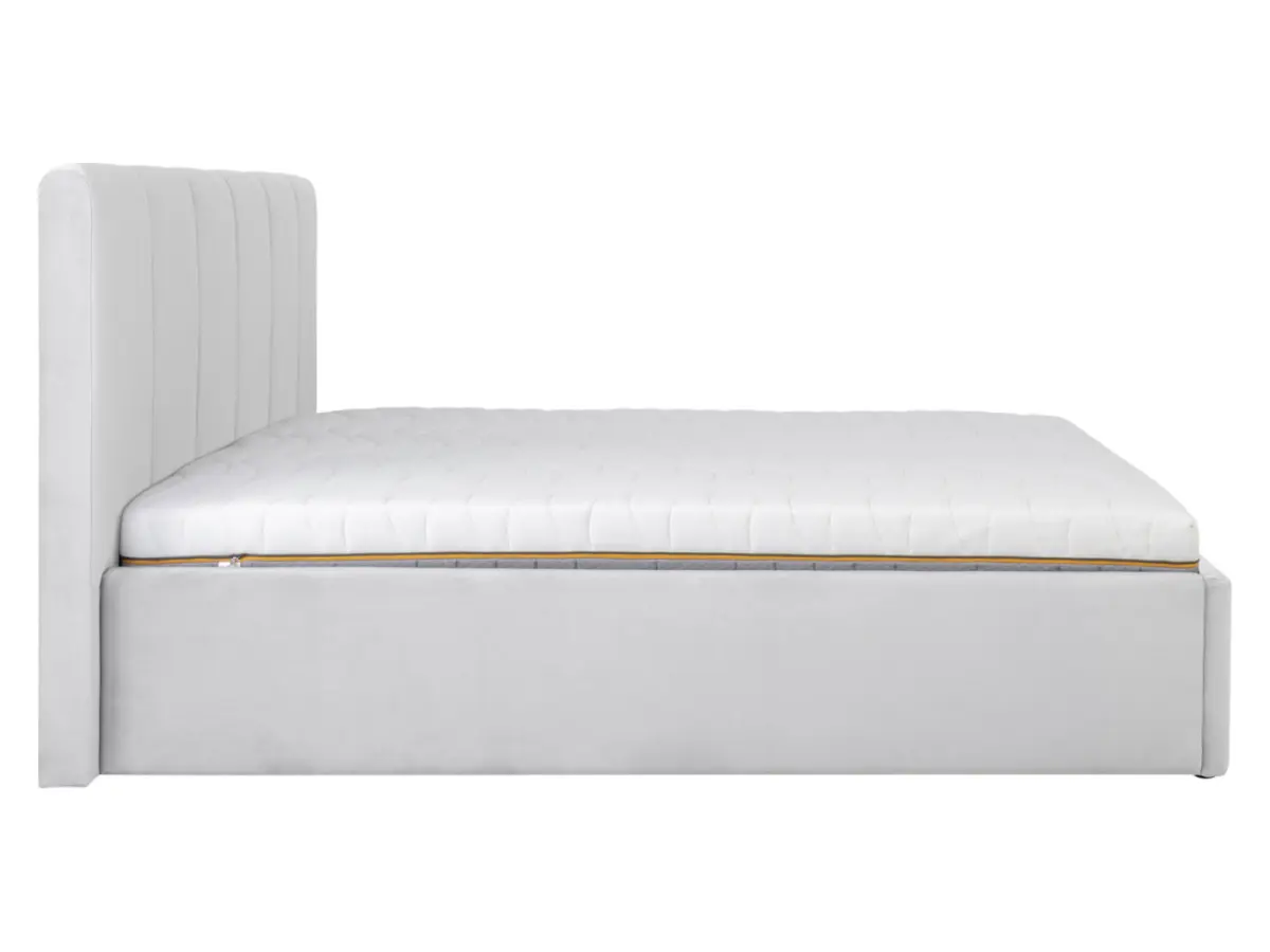 Cama tapizada Lones 160x200 gris