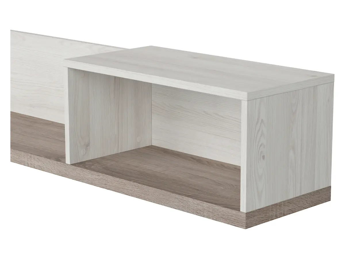 Estante de pared Luca Juzi 141 cm alerce sibiu claro