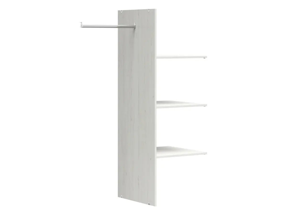 Estantes adicionales con barra para armario Frija pino andersen blanco
