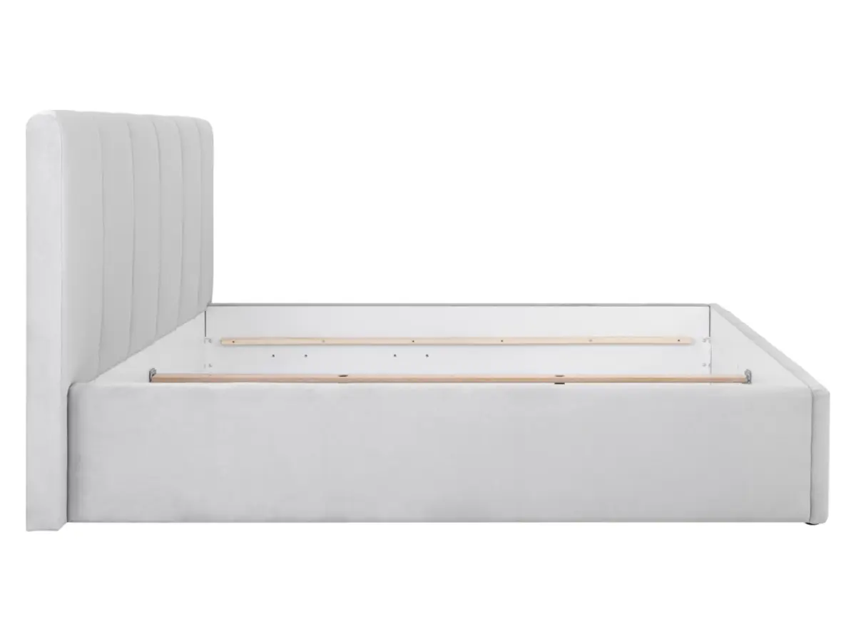 Cama tapizada Lones 160x200 gris