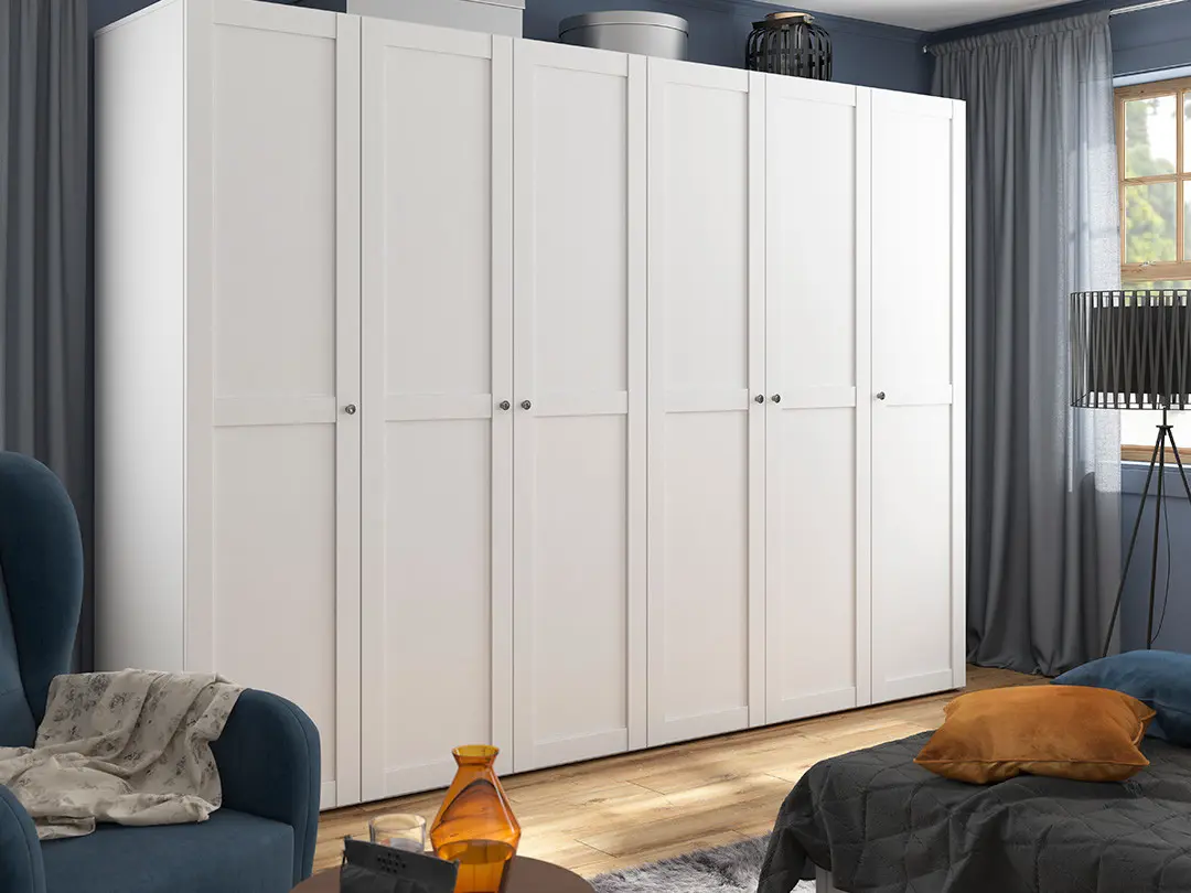 Armario modular Flex 200 cm con puertas blanco