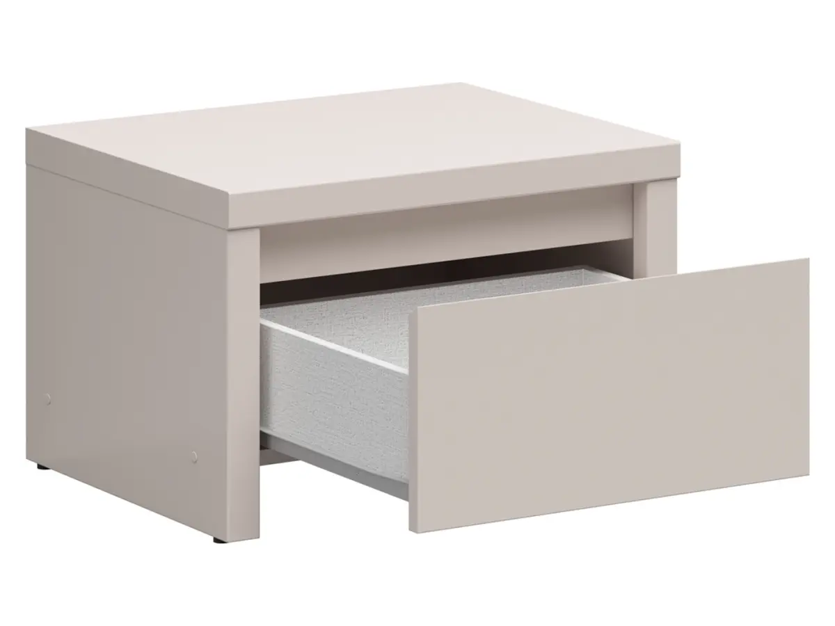 Mesita de noche Kaspian 51 cm con cajón cachemira