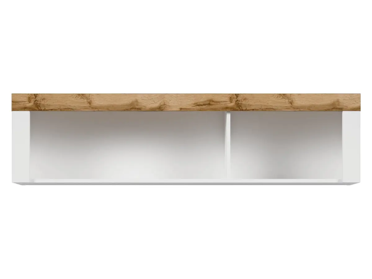 Armario de pared Holten 156 cm abierto blanco