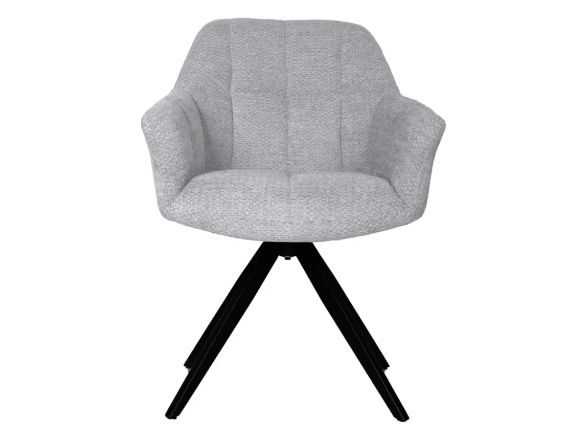 Стул мягкий Chort поворотный серый