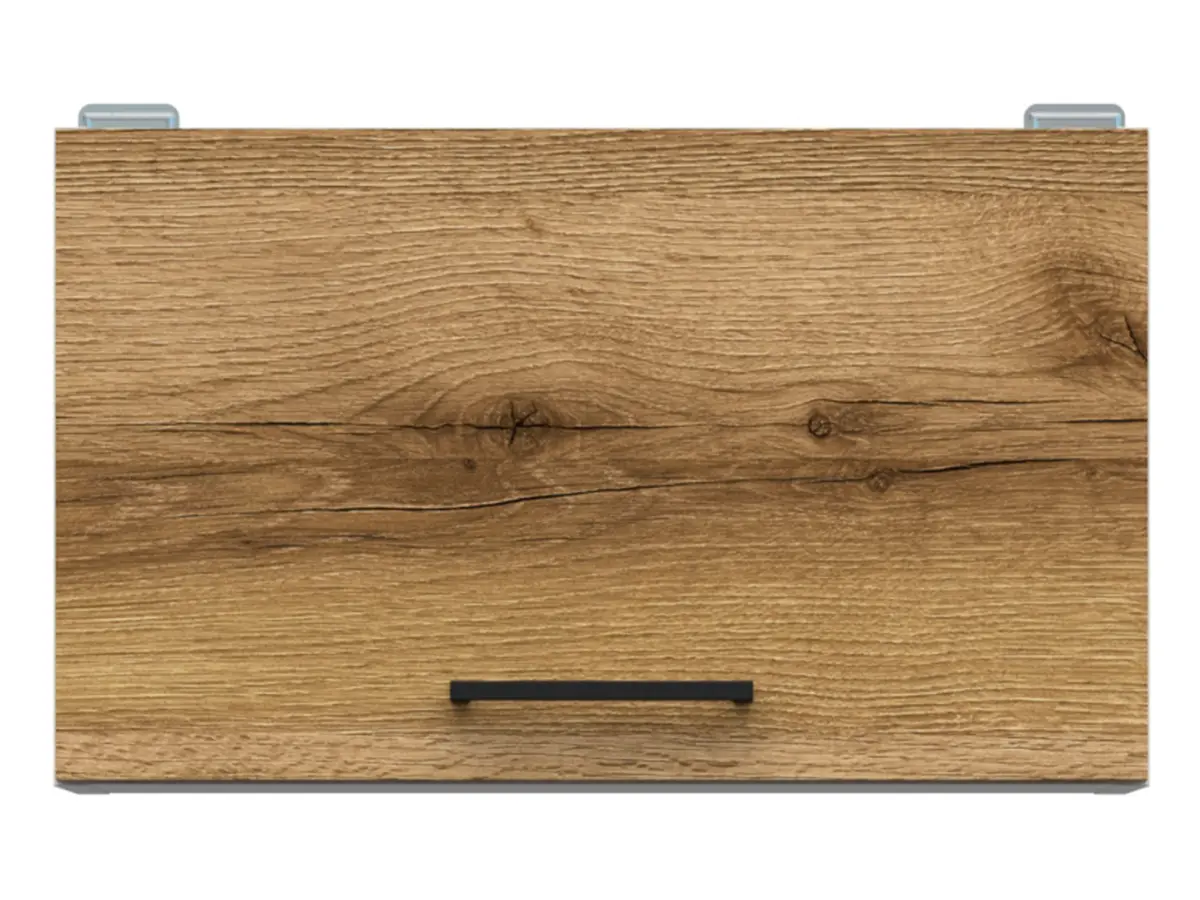 Armario de cocina superior Junona Line 50 cm sobre la campana roble delano claro