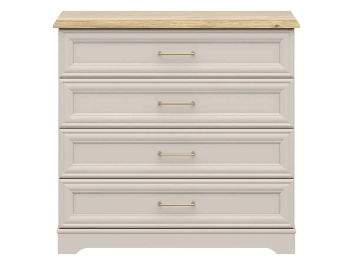 Cómoda Anga 94 cm con cajones cachemira/roble mauvella