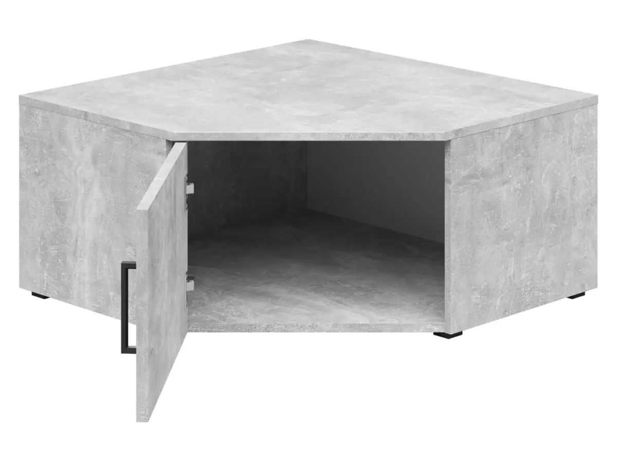 Estantería de esquina MultiDo 71,5x71,5 cm con puertas atelier claro