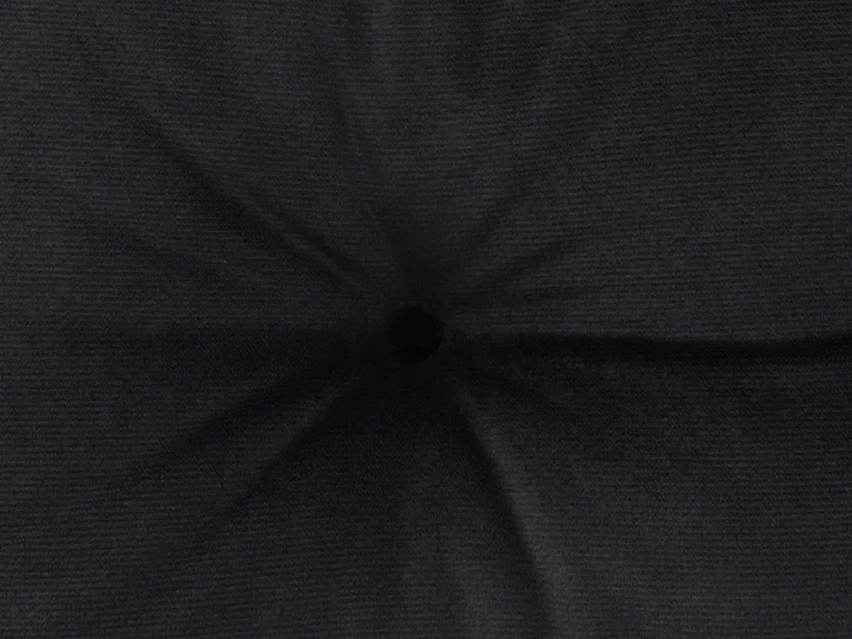 Sofá cama Rico con arcón y respaldo ajustable negro