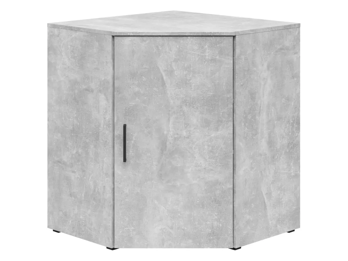 Estantería de esquina MultiDo 71,5x71,5 cm con puertas atelier claro