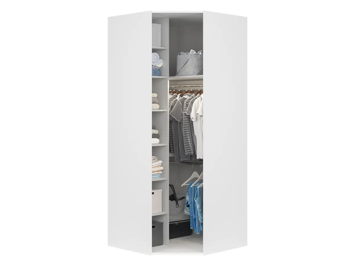Armario de esquina Flex 103x103 cm blanco