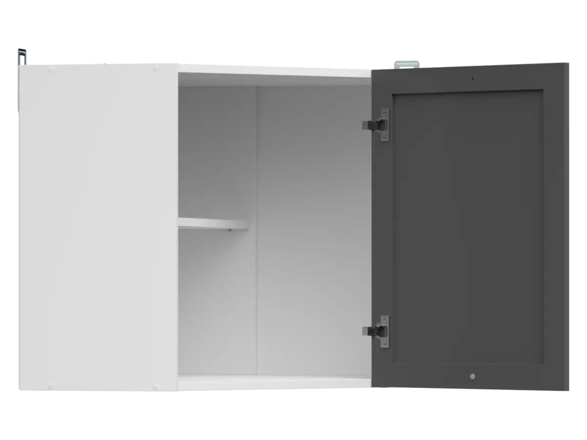 Armario de cocina superior Junona Line 60 cm de esquina izquierda/derecha grafito