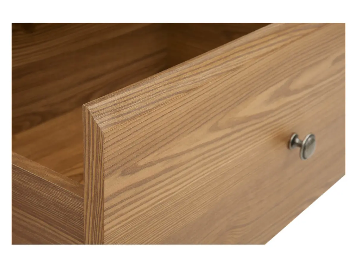 Cómoda Bergen 72 cm con 4 cajones alerce sibiu dorado