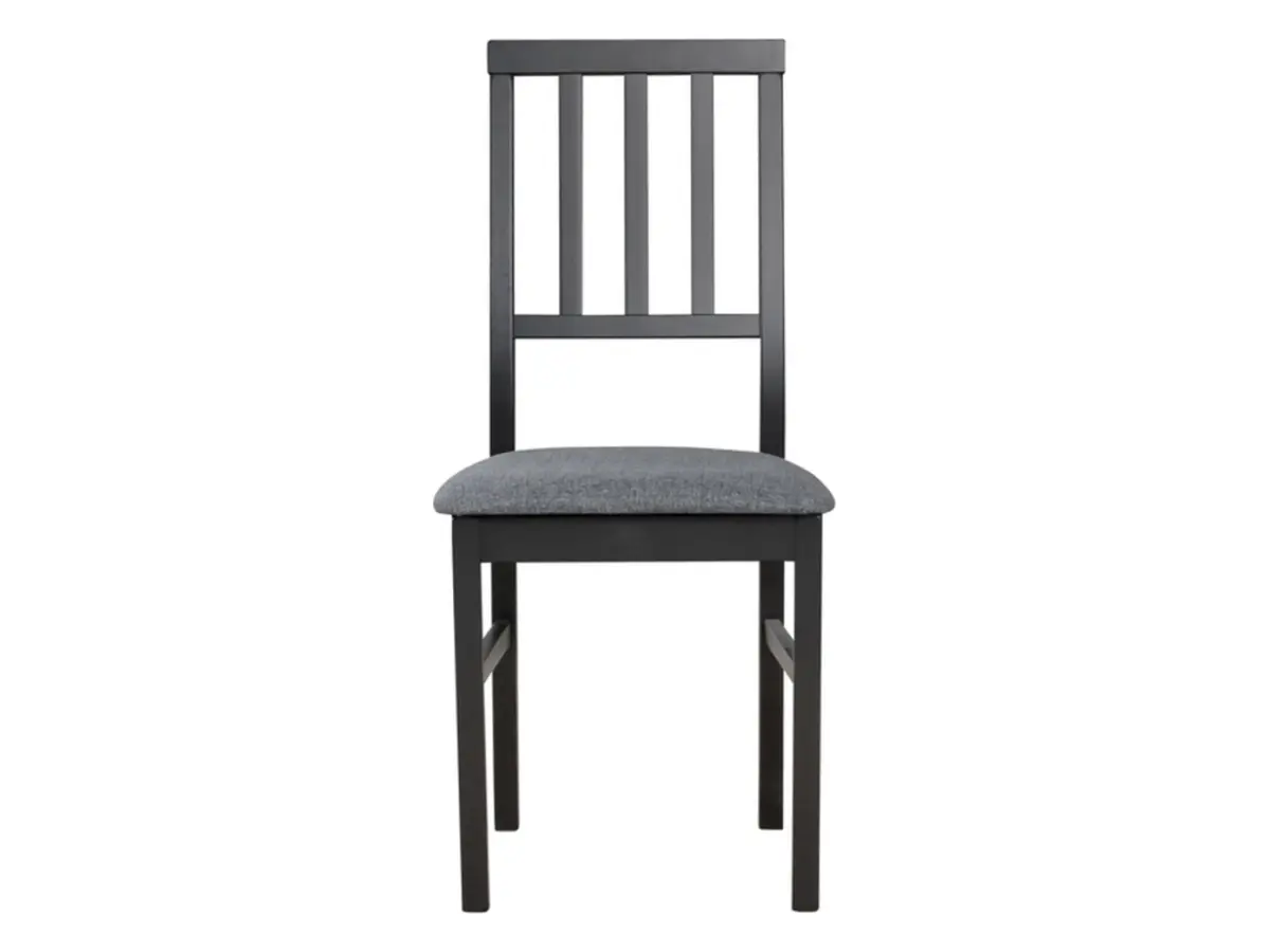 Silla tapizada Aren grafito