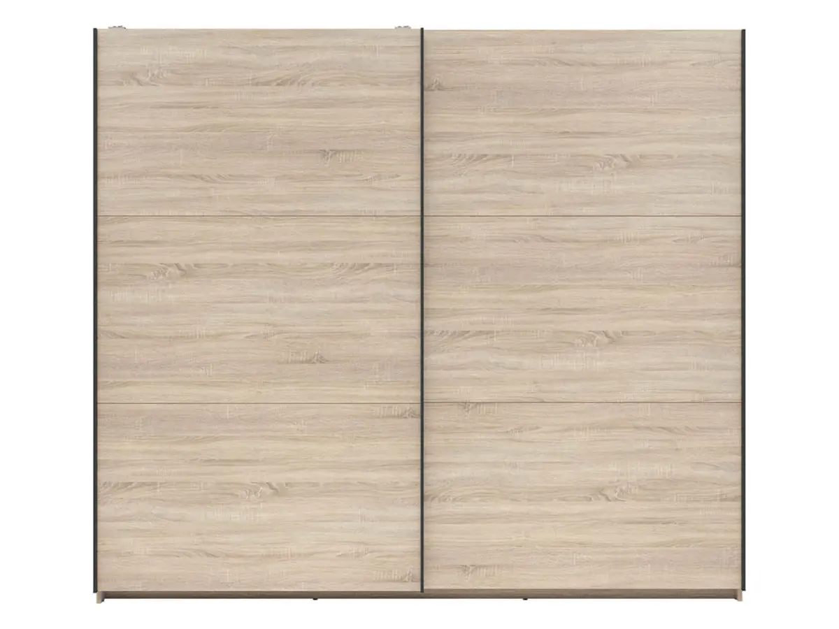 Armario de puertas correderas Tetrix 220 cm roble sonoma
