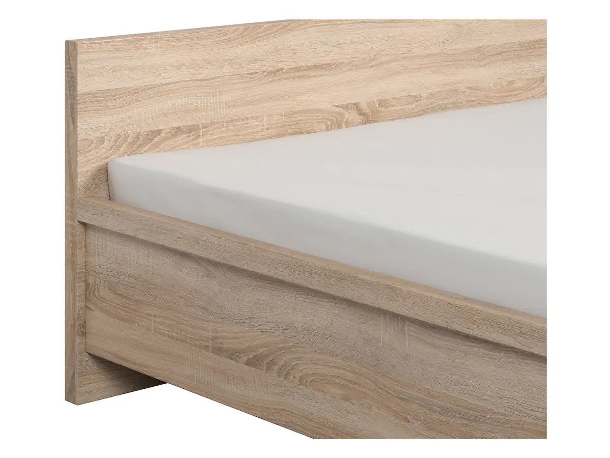 Cama Kaspian 140x200 roble sonoma