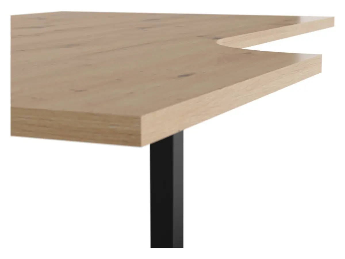 Кутовий стіл Space Office 140 см дуб артизан