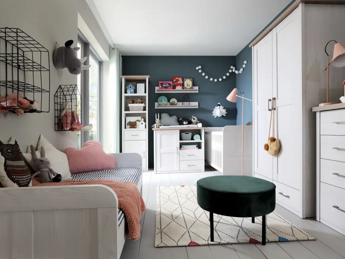 Estante de pared Luca Baby 100 cm alerce sibiu claro