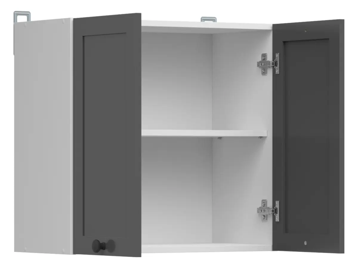 Armario de cocina superior Junona Line 60 cm de dos puertas grafito