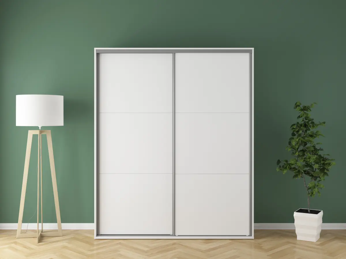 Armario de puertas correderas Flex 180 cm blanco