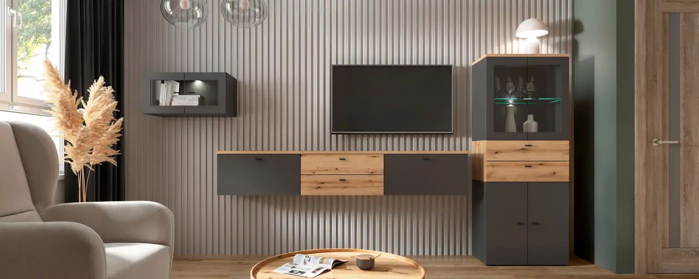 Vitrina System 64 con 2 puertas