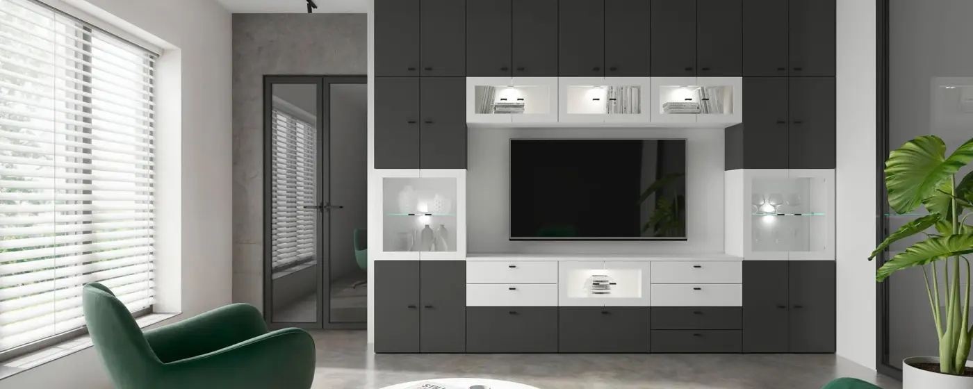 Vitrina System 64 con 2 puertas