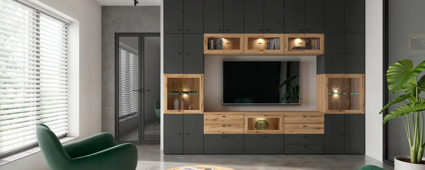 Комод System 64 с 2 ящиками