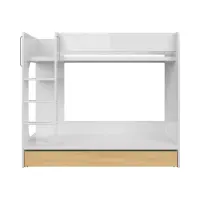 Litera Nandu 80x180 blanco brillo