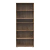 Estantería Nevada A 81 cm con 5 estantes roble flagstaff oscuro
