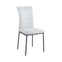 Silla tapizada Edla gris